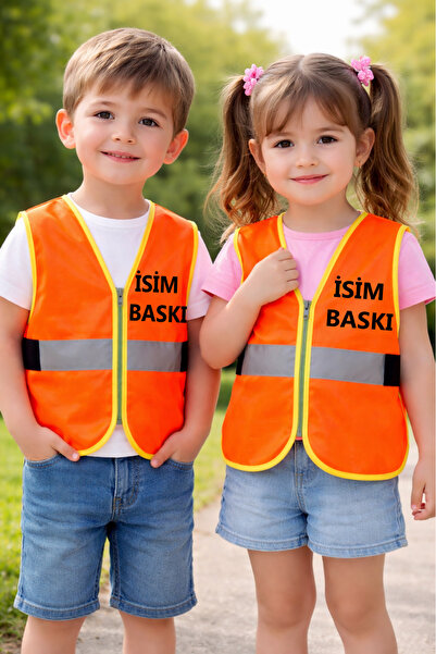 Teknik Children's Activity Vest with Zipper and Reflectors (Name Printing Is ...