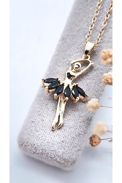 Serenity قلادة راقصة الباليه الراقصة من الأحجار الكريمة الملونة