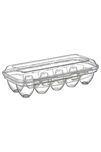 shopwave 10 Compartment Egg Cup Storage Box with Locking Lid Yu110 (5047)