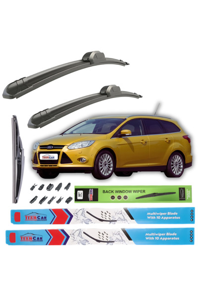 TEAMCAR Set complet de ștergătoare pentru Ford Focus III Touring (2011-2014)