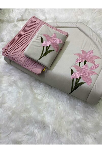 aram Prayer set consisting of an embroidered padded sponge rug and a prayer s...