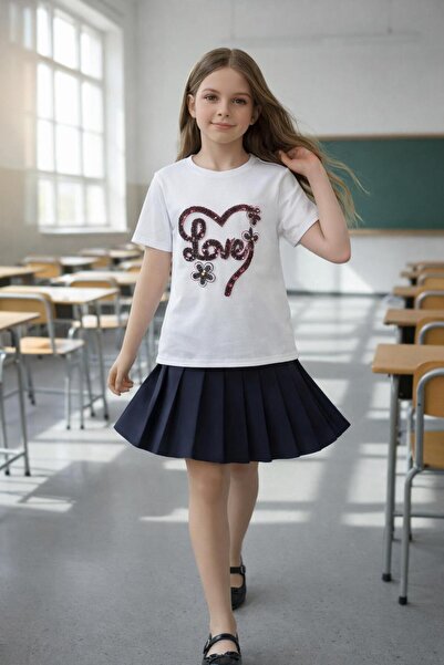 Öz klas Store April 23 Show and Special Day Embroidery Detail T-Shirt