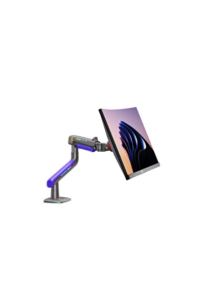 North Bayou Nb F5-Gb Rgb Gaming Monitor Arm 32-60” 2-20 kg Blue