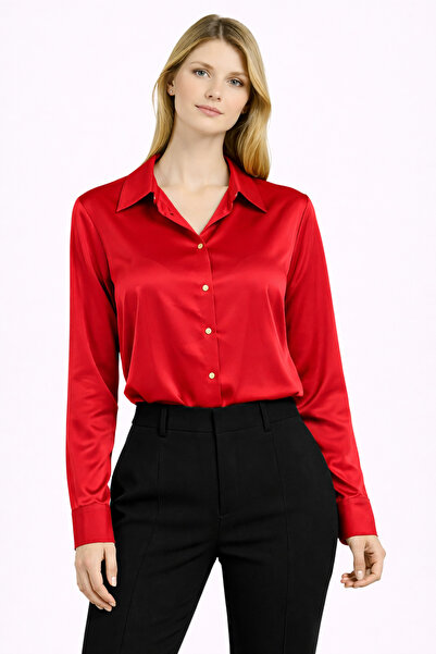 NAR ÇİÇEĞİ GİYİM Saten Gömlek