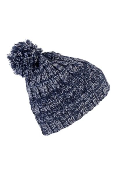 OEM K-up Bobble Beanie Hat, One Size, Navy