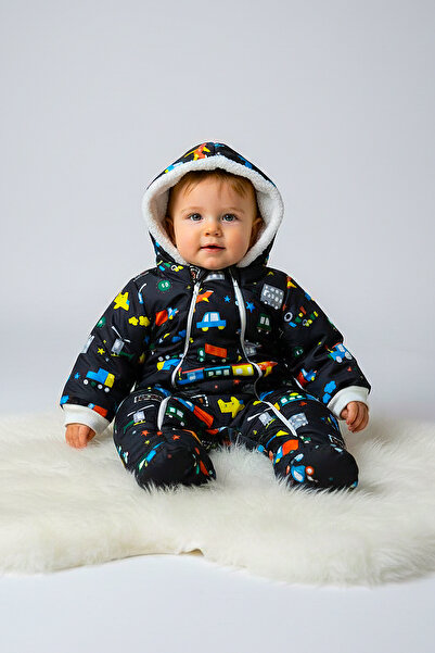 ekozmonot bebek tulumları Siyah Erkek Bebek Astronot Tulum Welsoft Astar Çift...