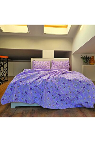 Kotonia Home 4-piece bed linen, 2 people, classic smooth fabric, 100% cotton,...