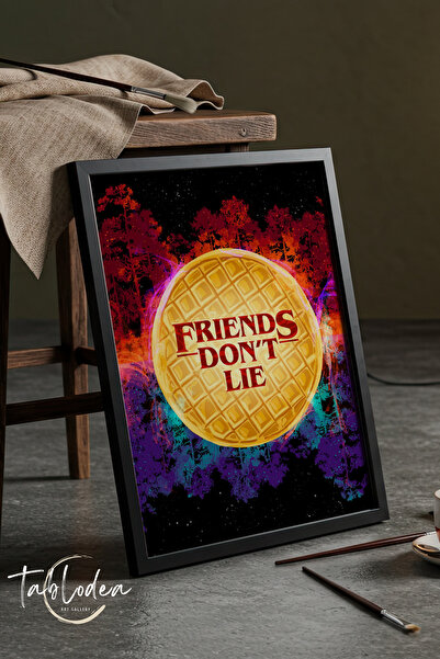 tablodea Tablou Stranger Things, TD Stranger Things - Prietenii nu mint - Pos...