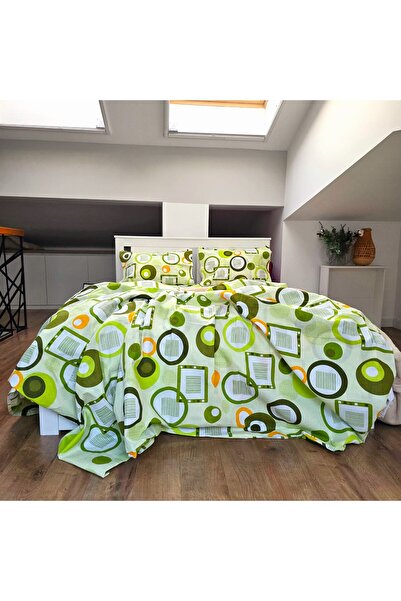 Kotonia Home 4-piece bed linen, 2 people, classic smooth fabric, 100% cotton,...