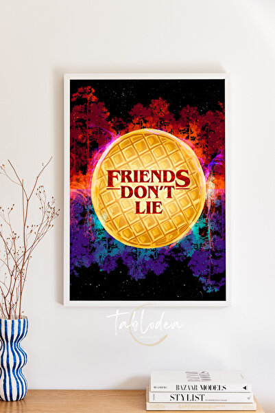 tablodea Tablou Stranger Things, TD Stranger Things - Prietenii nu mint - Pos...