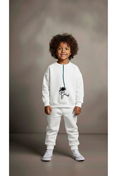 playwear Hanorac de echipă ALIEN IP imprimat pentru fete și băieți, cu gât ro...