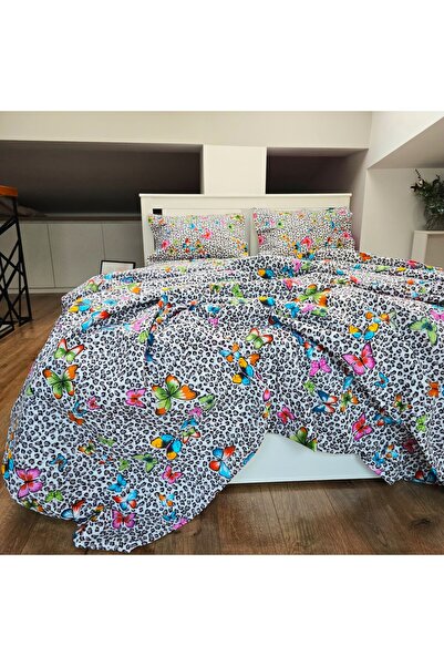 Kotonia Home 4-piece bed linen, 2 people, classic smooth fabric, 100% cotton,...