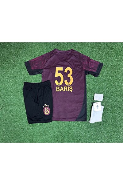 Alaturka Mix Gâlatâsarây 2025/26 Mario Lemina 5 Yıldızlı Deplasman Çocuk Form...