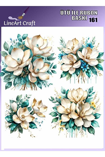 LİNEART Ütü ile Rubon Baskı Transfer No:RB161-30x30cm