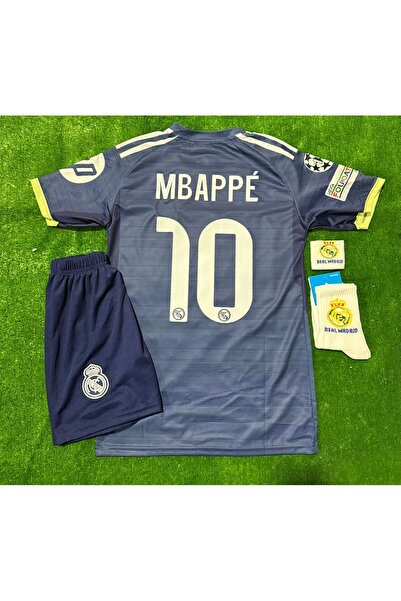 Alaturka Mix 2026 Real Madrid Kylian Mbappé Yeni Sezon Deplasman Lacivert Çoc...