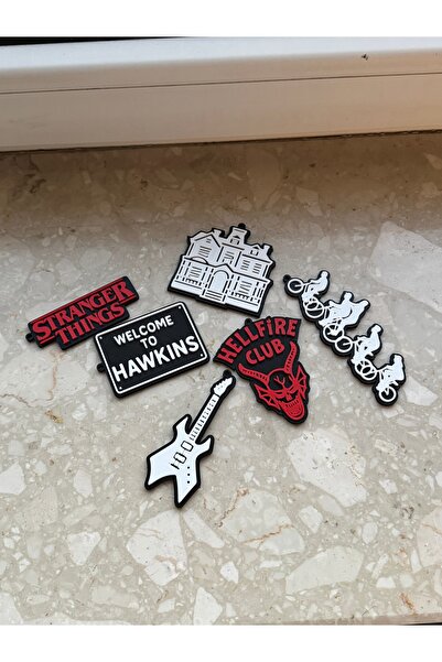Hediyem Senin İçin مجموعة سلسلة مفاتيح مستوحاة من مسلسل Stranger Things |   ز...