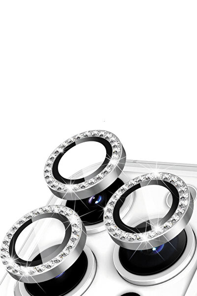 Phonextra iPhone 17 Pro Max Stoned Diamond Camera Lens Protector with Alignme...