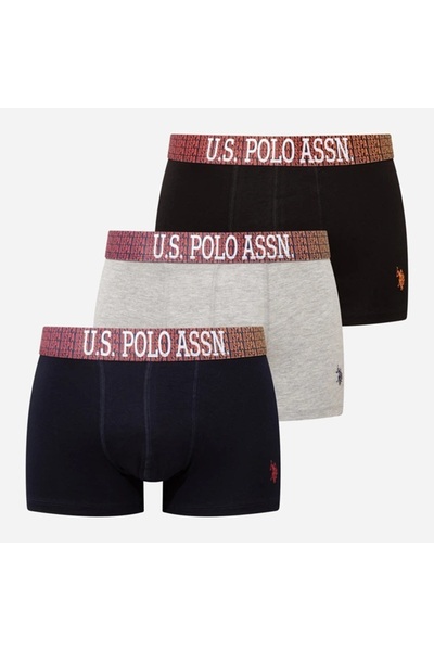 U.S. Polo Assn. Men's 3-Pack Lycra Boxers