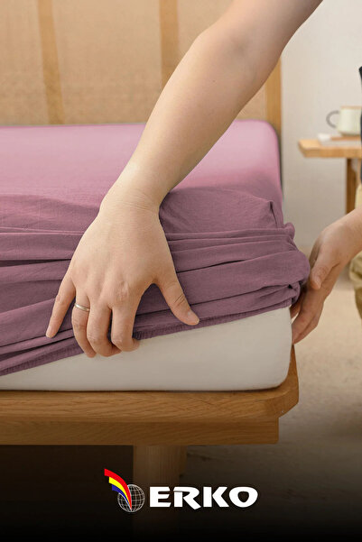 Erko Dört Mevsim 100% Cotton Combed Elastic Fitted Sheet |   Single - Double ...