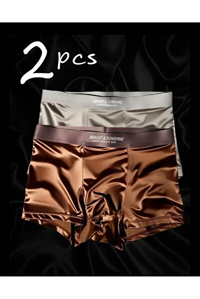 Premium comfort 2'li erkek boxer seti ultra yumuşak esnek doku