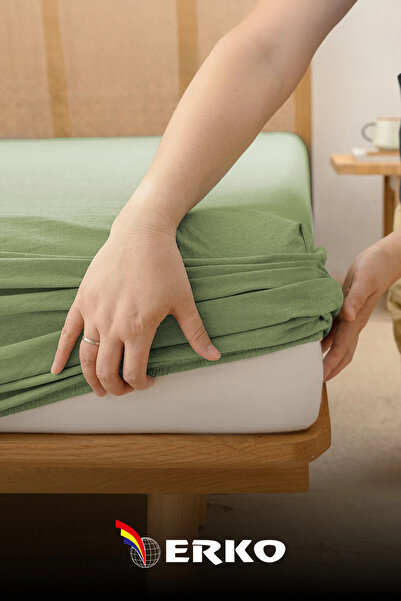 Erko Dört Mevsim 100% Cotton Combed Elastic Fitted Sheet |   Single - Double ...