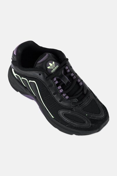 adidas Women Falcon Galaxy Lace Up Running Shoes, Black