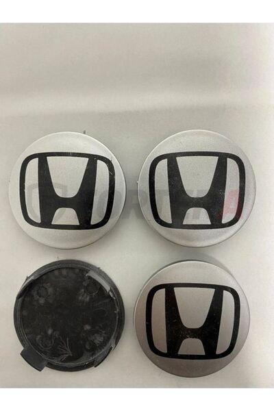 Fortera Jant Göbek Arması Siyah Gri Honda Civic Accort Crv 1 Adet