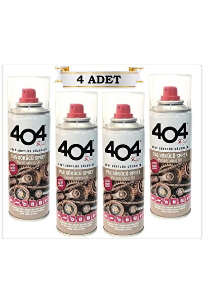 404 PAS SÖKÜCÜ (4 ADET) KORUYUCU YAĞLAYICI SPREY 400ML