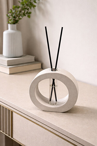 Sisay Home Modern Taş Tozu Tasarımlı Çubuklu Mango Esanslı Oda Kokusu