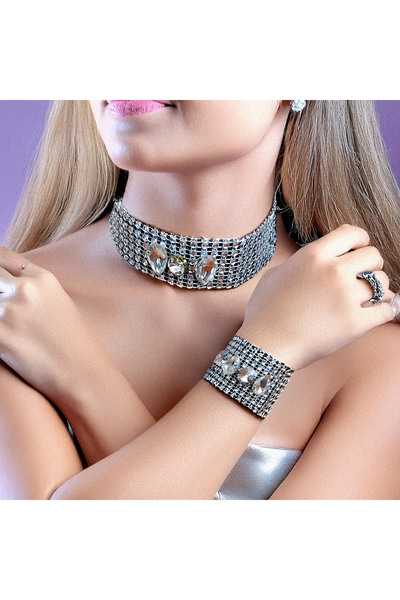 drt tasarım قلادة شوكر مصنوعة يدويًا 013