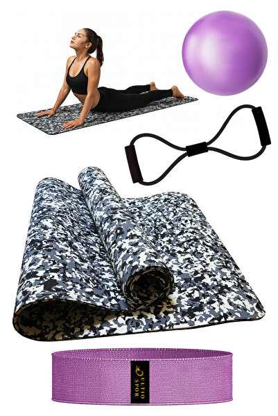 Ultio Spor Επαγγελματικό σετ Pilates Ματ από φυσικό καουτσούκ και προμήθειες ...