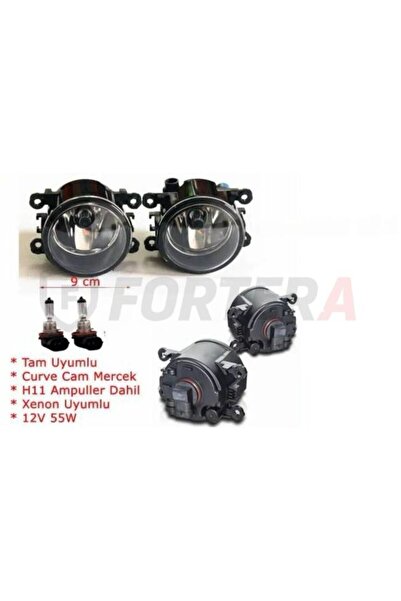 Fortera Sis Farı Cam Tipi Ampüllü Megane II Connet Ünvrsl