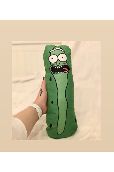 facnspt Rick and Morty – Pickle Rick (Turşu Rick) Figürlü Dekoratif Yastık & ...