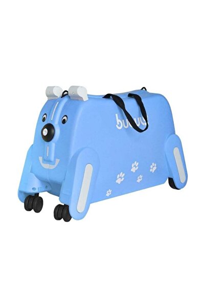 BLOOMING TIME Children's Ride-On Suitcase with Wheels Cute Cartoon Rolling Lu...
