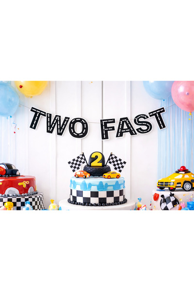 Partifabrik Racing Themed Graffiti with Road Stripes