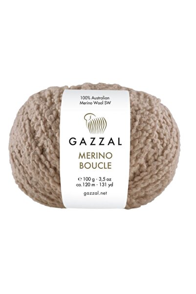 Gazzal Merino Boucle 3-Pack Advantageous Package 100% Superwash Merino Wool –...