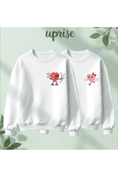 Vordevia Dear Lover Combination Heart Valentine's Printed 2-Piece Cotton 3 Th...