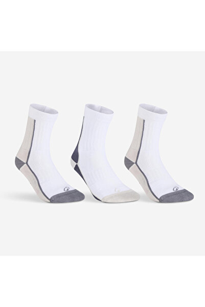 Decathlon Spor Çorabı - Uzun - 3 Çift - Mavi/Bej - RS 500