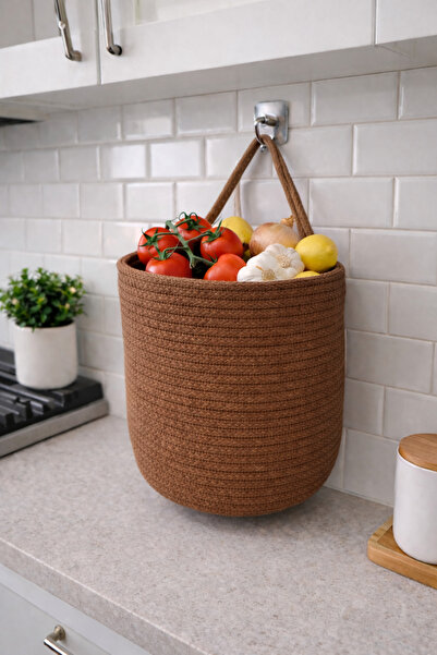 ÖRGÜM Basket Decorative Multi-Purpose Organizer 20X23 cm