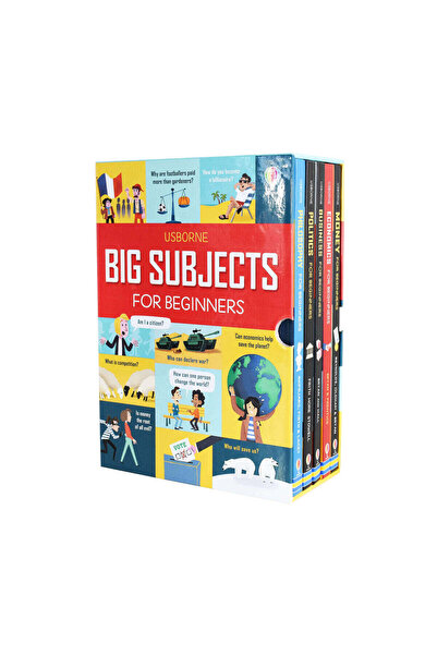 Usborne Publishing Ltd Usborne Big Subjects for Beginners 5 Books Collection ...
