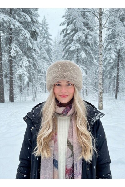 OzBeauty Russian Style Plush Kalpak Hat