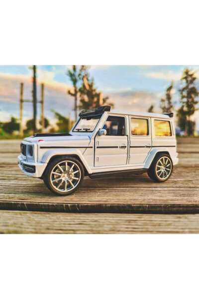 aksooytoys Mercedes-Benz G63 AMG 10 Cm Beyaz Metal Araba