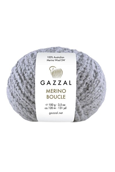 Gazzal Merino Boucle 3-Pack Advantageous Package 100% Superwash Merino Wool –...