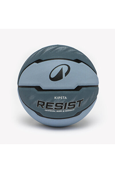 Decathlon Kipsta Kids/Men's Basketball Ball - Size 7 - Gray/Blue - Resist