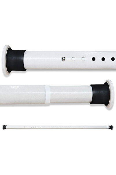 OEM Telescopic rod, extendable, 210-260 cm white