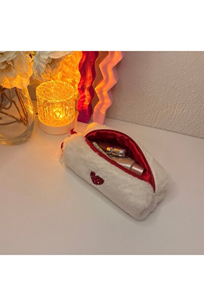 PİNKUE Τσάντα περιποίησης/τσάντα μακιγιάζ/θήκη για στυλό με λεπτομέρεια κόκκι...