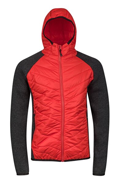 2AS Lucas Men's Hooded Full Zip Sweatshirt Red