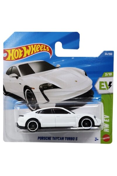 HOT WHEELS Porsche Taycan Turbo S Alb 2026 1:64