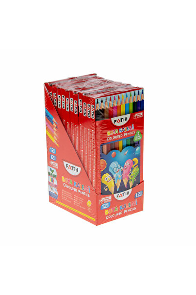 AKSU Kuruboya Uzun 12 Renk Tamboy 33112 1122 1160 koli ( 288 adet )