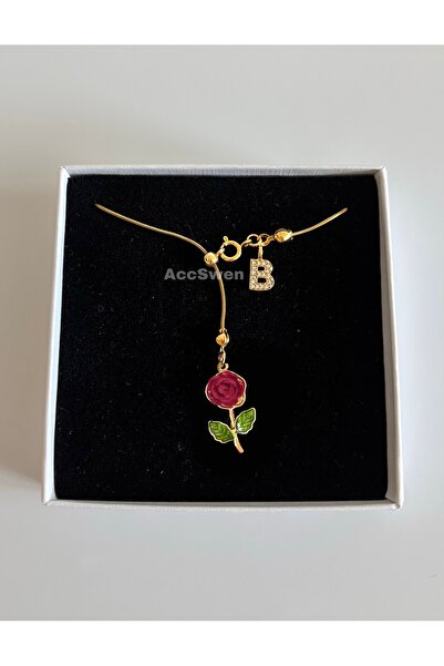 acc swen Letter Rose Elevator Pendant Stainless Steel